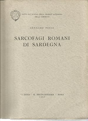 Bild des Verkufers fr Sarcofagi romani di Sardegna zum Verkauf von Libreria Sanchez