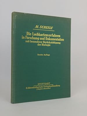 Seller image for Die Lochkartenverfahren in Forschung und Dokumentation mit besonderer Bercksichtigung der Biologie for sale by ANTIQUARIAT Franke BRUDDENBOOKS