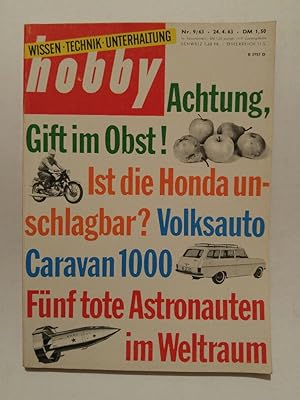 Hobby - Wissen, Technik, Unterhaltung, Heft Nr. 9/1963, u.a. Volksauto Caravan 1000.