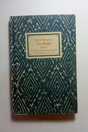 Seller image for Der Meister. Novelle. for sale by ANTIQUARIAT Franke BRUDDENBOOKS
