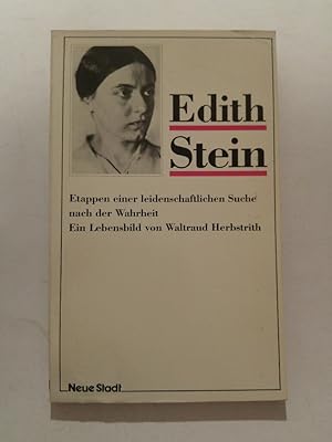 Imagen del vendedor de Zeugen unserer Zeit Edith Stein : Etappen einer leidenschaftlichen Suche nach der Wahrheit ; [ein Lebensbild] a la venta por ANTIQUARIAT Franke BRUDDENBOOKS