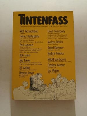 Seller image for Tintenfaß X. Das Magazin für den überforderten Intellektuellen. for sale by ANTIQUARIAT Franke BRUDDENBOOKS