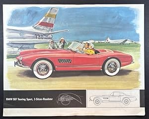 Prospekt: BMW 507 touring sport 2 Sitzer-Roadster (Faksimile)