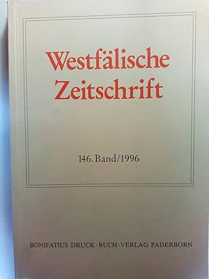 Bild des Verkufers fr Westflische Zeitschrift. Zeitschrift fr vaterlndische Geschichte und Altertumskunde. 146. Band/1996 - zum Verkauf von ANTIQUARIAT Franke BRUDDENBOOKS