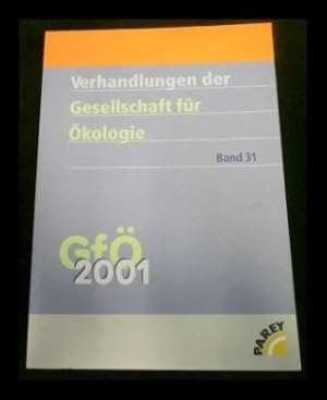 Bild des Verkufers fr Verhandlungen der Gesellschaft fr kologie zum Verkauf von ANTIQUARIAT Franke BRUDDENBOOKS