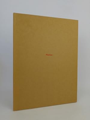 Seller image for Platino : (erscheint anlsslich der Ausstellung Platino im Westflischen Kunstverein Mnster (12. Februar bis 4. April 1993)) for sale by ANTIQUARIAT Franke BRUDDENBOOKS