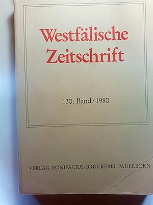 Bild des Verkufers fr Westflische Zeitschrift. Zeitschrift fr vaterlndische Geschichte und Altertumskunde - 130. Band - 1980 - zum Verkauf von ANTIQUARIAT Franke BRUDDENBOOKS