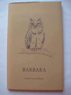 Barbara. Gedichte. Mit Illustrationen von Fritz Frey.