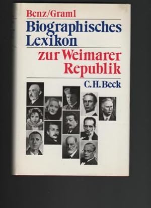 Seller image for Biographisches Lexikon zur Weimarer Republik. for sale by Antiquariat Puderbach