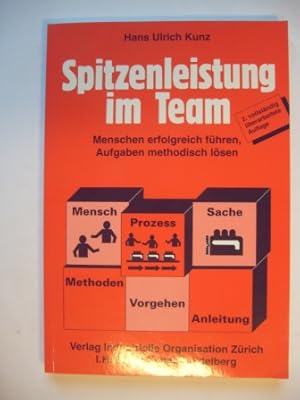 Imagen del vendedor de Spitzenleistungen im Team. Menschen erfolgreich fhren, Aufgaben methodisch lsen. a la venta por Antiquariat Puderbach