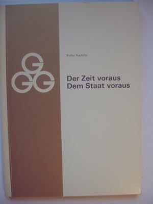 Seller image for GGG. Der Zeit voraus. Dem Staat voraus. Zur Zweihundertjahrfeier der Gesellschaft fr das Gute und Gemeinntzige Basel. 155. Neujahrsblatt. Herausgegeben von der Gesellschaft fr das Gute und Gemeinntzige. for sale by Antiquariat Puderbach