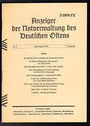 Seller image for Mitteilungen der Gemeinschaft Ost- und Sudetendeutscher Grundeigentmer und Geschdigter: 7. Jahrgang (Heft 1, 2, 3, 4, 5, 6). - for sale by Libresso Antiquariat, Jens Hagedorn