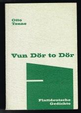 Bild des Verkufers fr Vun Dr to Dr: Plattdeutsche Gedichte. - zum Verkauf von Libresso Antiquariat, Jens Hagedorn
