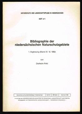 Seller image for Bibliographie der niederschsischen Naturschutzgebiete, 1. Ergnzung (Stand 31.12.1982) - Heft 4/1. - for sale by Libresso Antiquariat, Jens Hagedorn