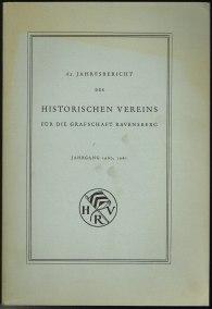 Bild des Verkufers fr 62. Jahresbericht des historischen Vereins fr die Grafschaft Ravensberg. Jahrgang 1960, 1961. - zum Verkauf von Libresso Antiquariat, Jens Hagedorn