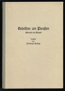 Imagen del vendedor de Rebellion um Preuen (Heinrich von Plauen), Tragdie in fnf Akten. - a la venta por Libresso Antiquariat, Jens Hagedorn