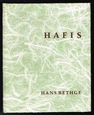 Hafis: Nachdichtungen seiner Lieder. -