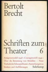 Bild des Verkufers fr Schriften zum Theater 4, 1933-1947: ber den Beruf des Schauspielers / Anmerkungen zu den Stcken / Der Galilei des Laughton. - zum Verkauf von Libresso Antiquariat, Jens Hagedorn