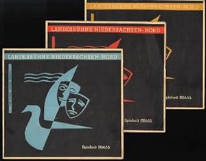 Spielzeit 1954/55: Heft 3 ("Meine Schwester und ich), Heft 4 ("Der Diener zweier Herren") und Hef...