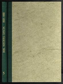 Bild des Verkufers fr Bibliographie der Niederschsischen Geschichte fr die Jahre 1933 bis 1955: Band 5: Register. - zum Verkauf von Libresso Antiquariat, Jens Hagedorn
