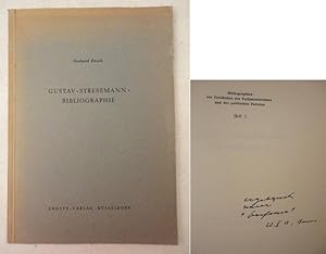 Gustav-Stresemann-Bibliographie, herausgegeben von der Kommission für Geschichte des Parlamentari...