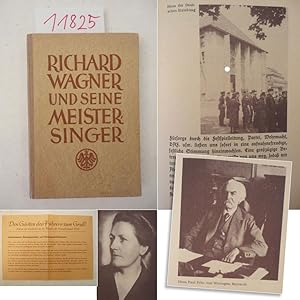 Immagine del venditore per Richard Wagner und seine Meistersinger. Eine Erinnerungsgabe zu den Bayreuther Kriegsfestspielen 1943 * mit O r i g i n a l - Z e t t e l "Den Gsten des Fhrers zum Gru! Aufruf des Gauleiters an die Besucher der Kriegsfestspiele 1943" venduto da Galerie fr gegenstndliche Kunst