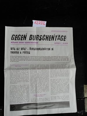 Gegen Burschentage. Nr.2 03 / 2012