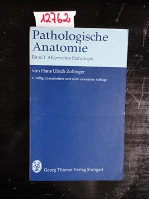 Seller image for Pathologische Anatomie - Band 1 Allgemeine Pathologie for sale by Galerie fr gegenstndliche Kunst