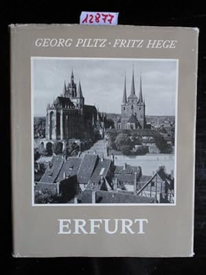 Bild des Verkufers fr Erfurt, Stadt am Kreuzweg * mit O r i g i n a l - S c h u t z u m s c h l a g zum Verkauf von Galerie fr gegenstndliche Kunst