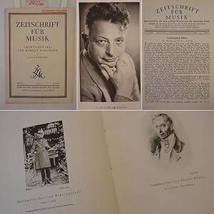 Seller image for Zeitschrift fr Musik. Monatsschrift fr eine geistige Erneuerung der deutschen Musik, gegrndet 1834 als "Neue Zeitschrift fr Musik" von Robert Schumann. Heft 3 Mrz 1943, 109. Jahrgang for sale by Galerie fr gegenstndliche Kunst