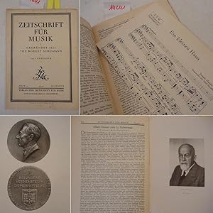 Seller image for Zeitschrift fr Musik. Monatsschrift fr eine geistige Erneuerung der deutschen Musik, gegrndet 1834 als "Neue Zeitschrift fr Musik" von Robert Schumann. Heft 12 Dezember 1942, 109. Jahrgang for sale by Galerie fr gegenstndliche Kunst