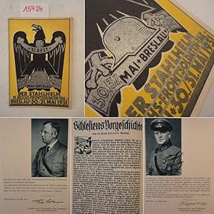 Seller image for Der Stahlhelm. 12.Reichs-Frontsoldaten-Tag Breslau 30. / 31.Mai 1931 for sale by Galerie fr gegenstndliche Kunst