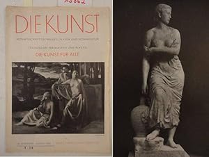 Seller image for Die Kunst. Monatsschrift fr Malerei, Plastik und Wohnkultur, Teilausgabe fr Malerei und Plastik. 58. Jahrgang, August 1943 for sale by Galerie fr gegenstndliche Kunst