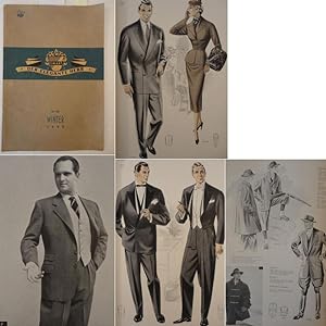 Bild des Verkufers fr Der elegante Herr. Nr.105 Winter 1955 / Fashions for Gentlemen * Groformat 28 x 40,2 cm zum Verkauf von Galerie fr gegenstndliche Kunst