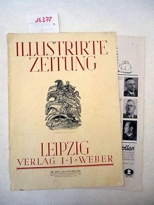 Seller image for Illustrirte Zeitung Leipzig Nr.4941 / 25. Januar 1940 for sale by Galerie fr gegenstndliche Kunst