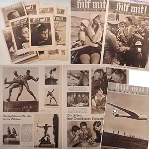 Seller image for Hilf mit! Illustrierte deutsche Schlerzeitung, 4. Jahrgang Oktober 1936 - September 1937 * v o l l s t  n d i g Dieses Buch wird von uns nur zur staatsbrgerlichen Aufklrung und zur Abwehr verfassungswidriger Bestrebungen angeboten (86 StGB) for sale by Galerie fr gegenstndliche Kunst