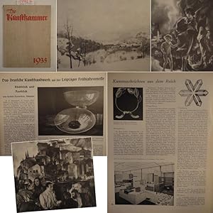 Seller image for Die Kunstkammer / Illustrierte Monatszeitschrift mit amtlichen Mitteilungen * 1.Jahrgang 1935, Hefte 1-12 (vollstndig) for sale by Galerie fr gegenstndliche Kunst