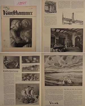 Seller image for Die Kunstkammer / Illustrierte Monatszeitschrift mit amtlichen Mitteilungen * 1.Jahrgang 1935, Heft 12 Dezember 1935 for sale by Galerie fr gegenstndliche Kunst