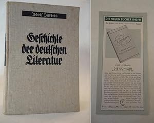Seller image for Geschichte der deutschen Literatur * 17.Auflage for sale by Galerie fr gegenstndliche Kunst