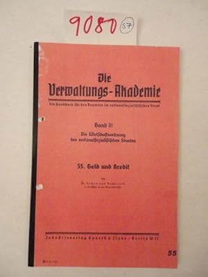 Image du vendeur pour Geld und Kredit. von Dr.Erwin von Beckerath, o. Professor an der Universitt Kln Dieses Buch wird von uns nur zur staatsbrgerlichen Aufklrung und zur Abwehr verfassungswidriger Bestrebungen angeboten (86 StGB) mis en vente par Galerie fr gegenstndliche Kunst