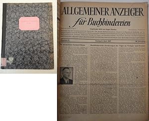 Allgemeiner Anzeiger für Buchbindereien / Mitteilungsblatt der deutschen Fachorganisationen des B...