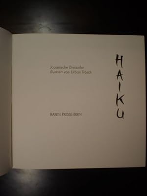 Haiku. Japanische Dreizeiler