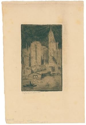 Seller image for Blick auf das Singer Building. for sale by Galerie Joseph Fach GmbH