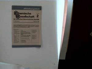Mitteilungsblatt der Chemischen Gesellschaft der Deutschen Demokratischen Republik Nr. 2, 31. Jah...