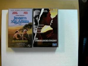 2 Videos: Ein unmoralisches Angebot (1993) + Jenseits von Afrika (1999);