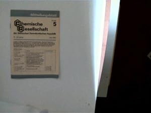 Mitteilungsblatt der Chemischen Gesellschaft der Deutschen Demokratischen Republik Nr. 5, 31. Jah...