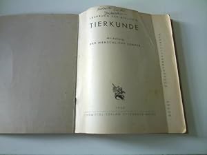 Lehrbuch der Biologie - Tierkunde,