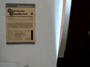 Mitteilungsblatt der Chemischen Gesellschaft der Deutschen Demokratischen Republik Nr. 6, 31. Jah...