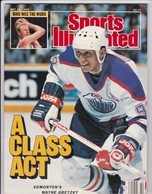 Sports Illustrated - Wayne Gretzky on Cover in Edmonton Oiler Uniform & Boston's Larry Bird , May...