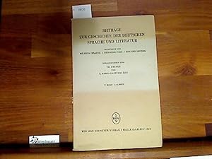 Bild des Verkufers fr Beitrge zur Geschichte der Deutschen Sprache und Literatur. 77. Band, 1.-3. Heft, 1955 zum Verkauf von Antiquariat im Kaiserviertel | Wimbauer Buchversand